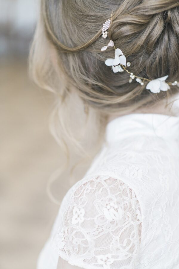 wedding bridal hair vine