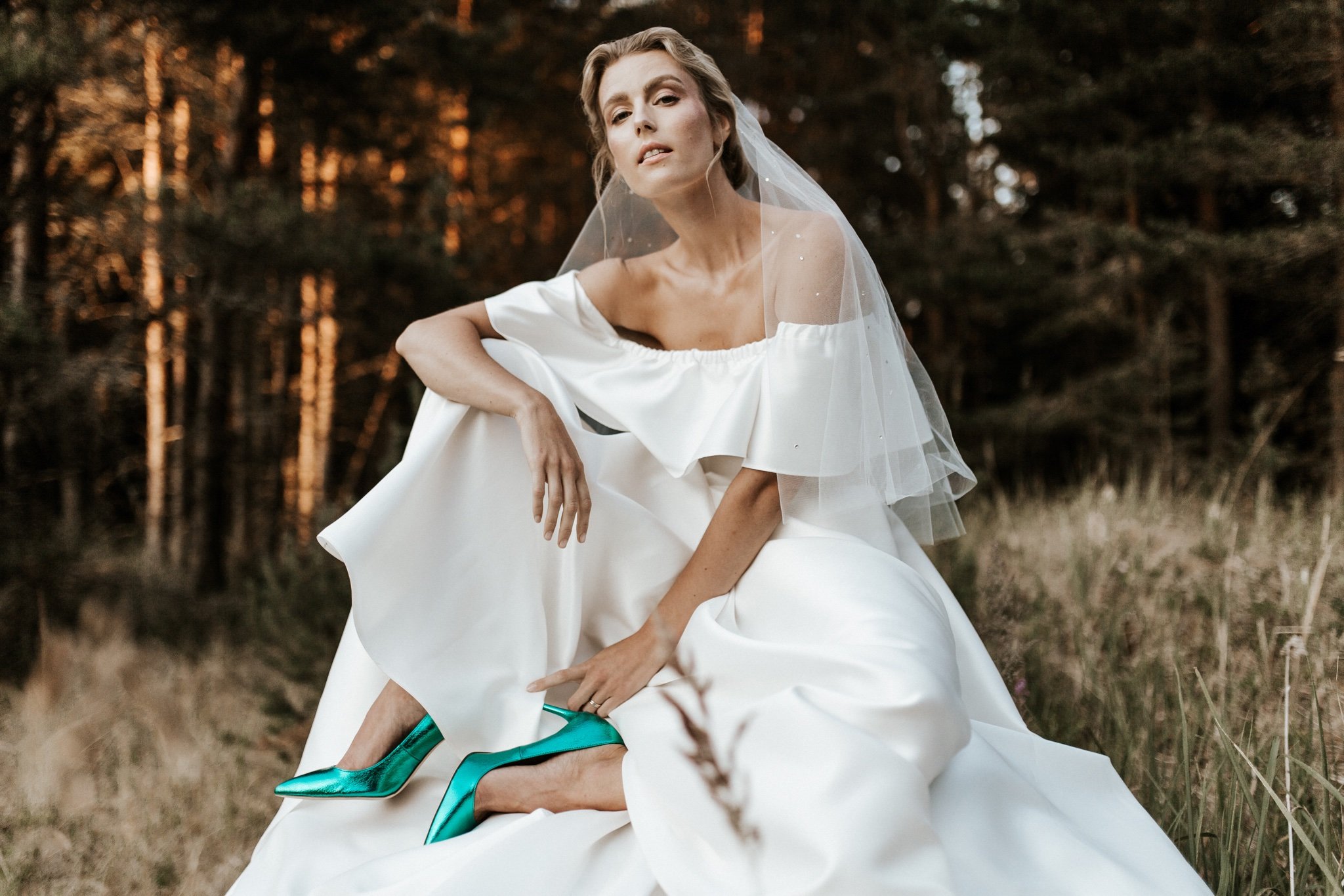 ESTELLE | Crystal embellished bridal veil - Image 2