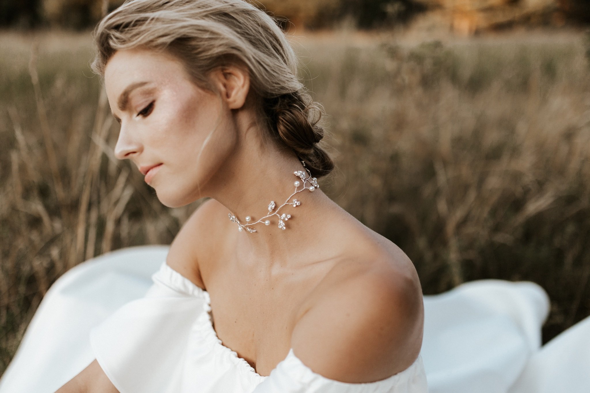 Pruudi juukseehe swarovski kristallidega