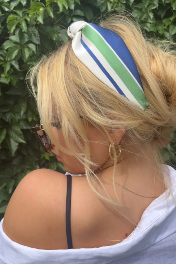 blonde woman wearing
