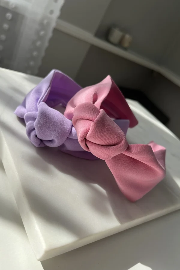 ROSY / SIREL | knotted headband - rosy